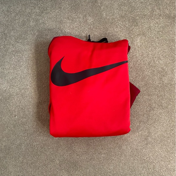 Nike Red Colour Block Hoodie - Picture 2 of 2